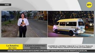 Chorrillos: choferes de combi salen a laborar con temor tras homicidio de colega