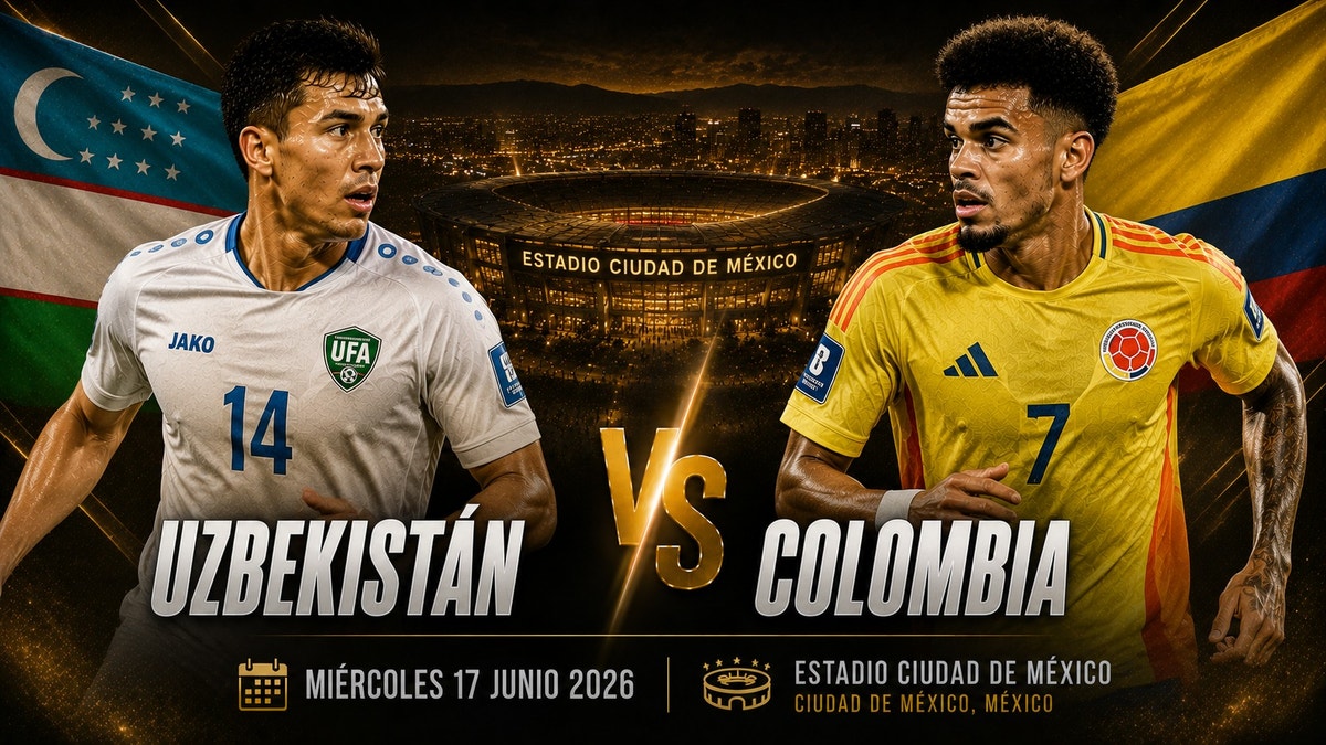 Colombia vs Uzbekistán EN DIRECTO: sigue la transmisión del partido por la fecha 1 del Mundial 2026