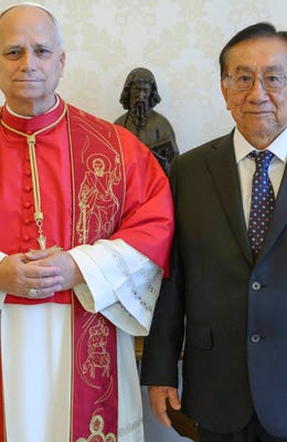 Presidente Balcázar se reunió con León XIV