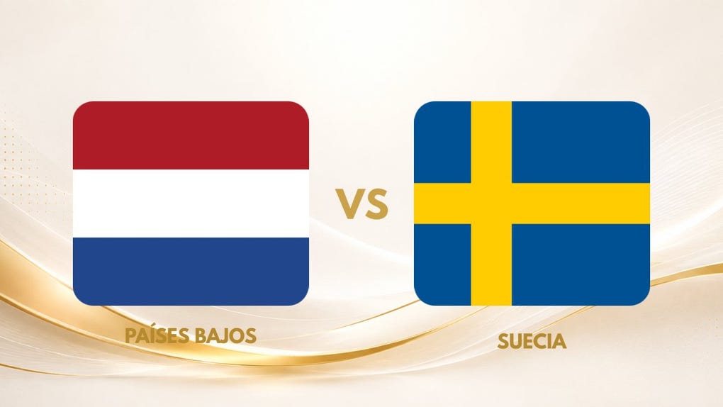 Guía TV, Países Bajos vs Suecia EN VIVO