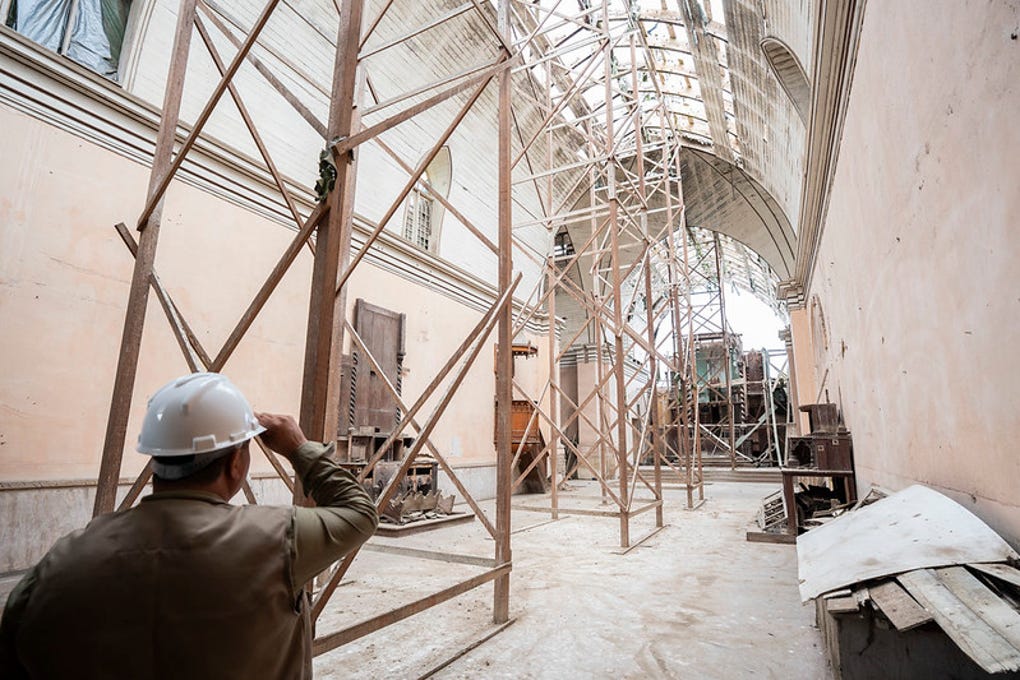 Obras de restauración