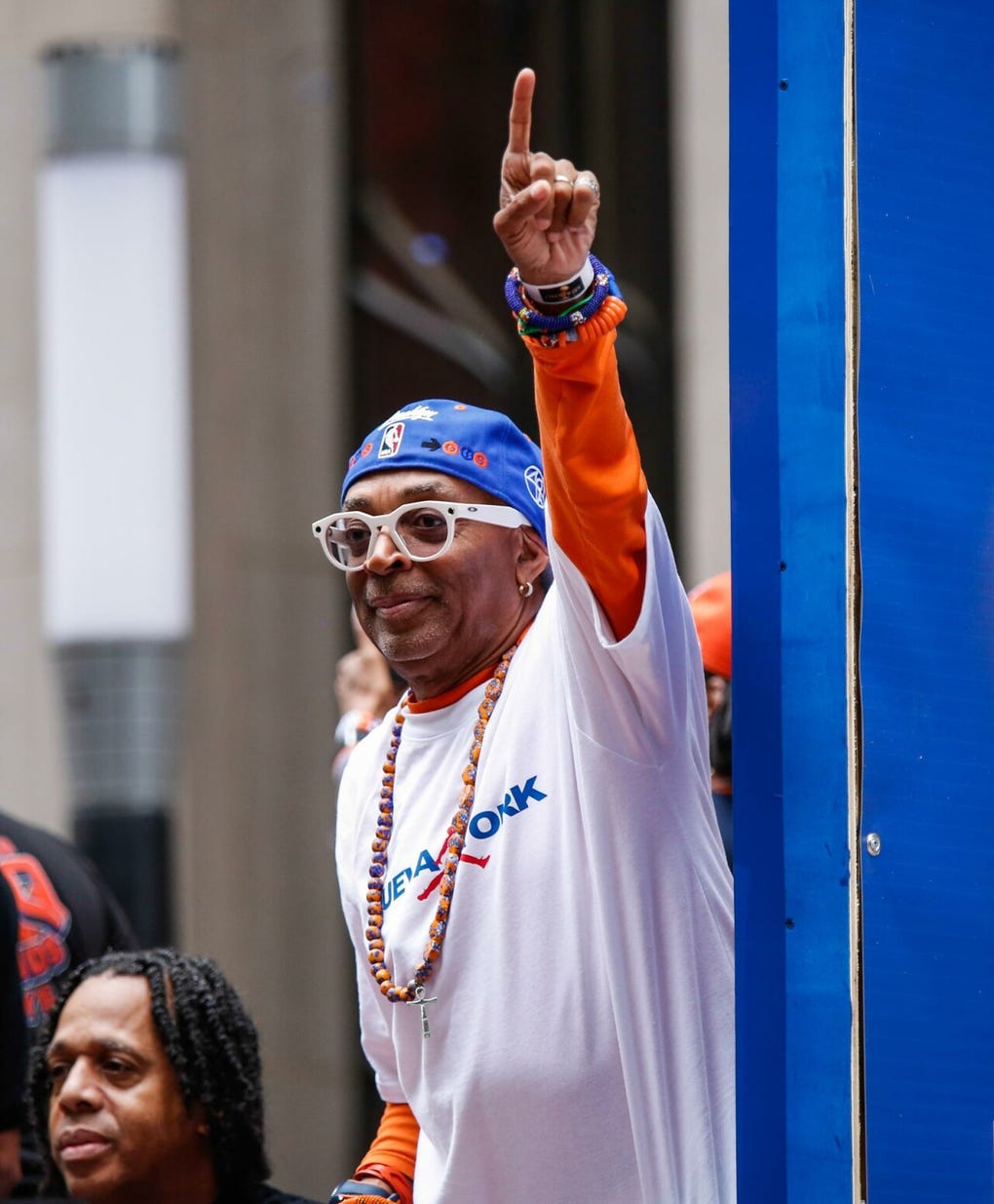 El director de cine Spike Lee es uno de los hinchas acérrimos de los Knicks.