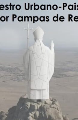 El lugar para una eventual misa del papa