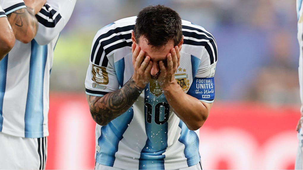 Lionel Messi de Argentina en un partido del grupo J del Mundial de la FIFA 2026.