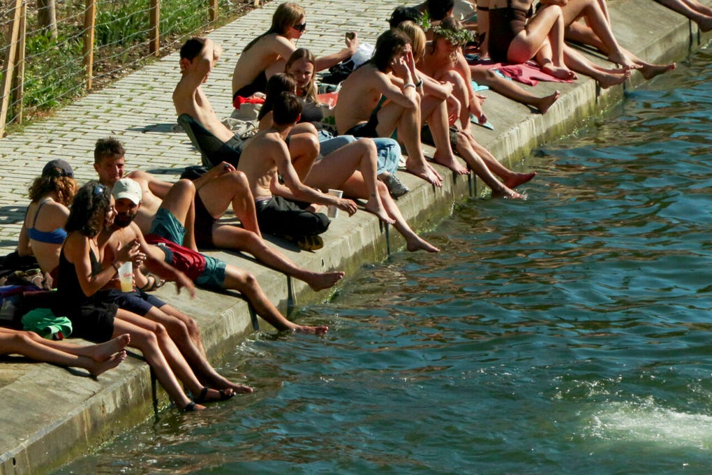 Ola de calor en Francia