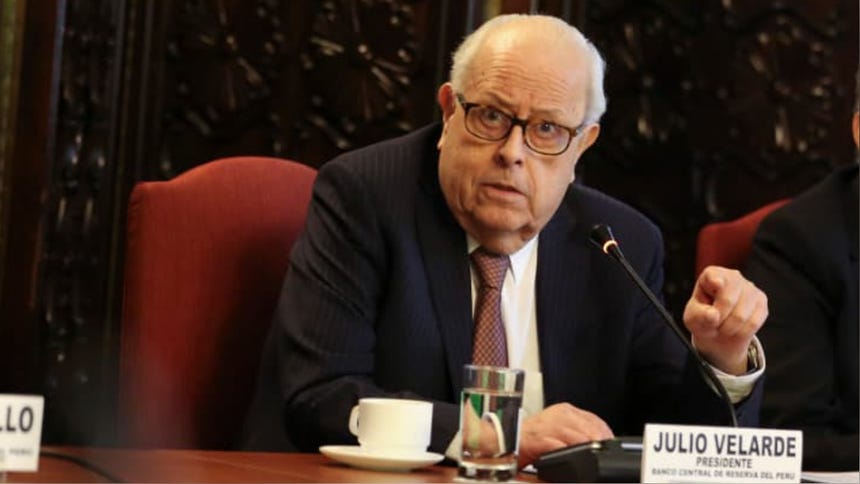 Julio Velarde sobre precio del dólar tras segunda vuelta 2026 no atrevería hablar tendencia a baja