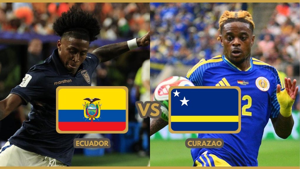 Guía de TV del partido Ecuador vs Curazao