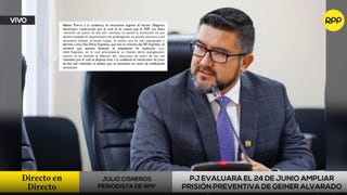 Poder Judicial evaluará el 24 de junio ampliar la prisión preventiva de Geiner Alvarado por siete meses