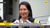 Keiko Fujimori sobre eventuales pedidos de indulto a expresidentes: 