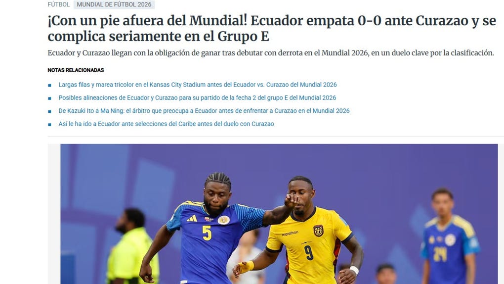Ecuador en el Mundial 2026.