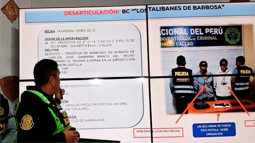 Los detenidos integrarían la banda criminal ‘Los Talibanes de Barbosa’.
