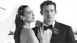 Dua Lipa muestra por primera vez su vestido de novia de Chanel en fotos de su boda con Callum Turner
