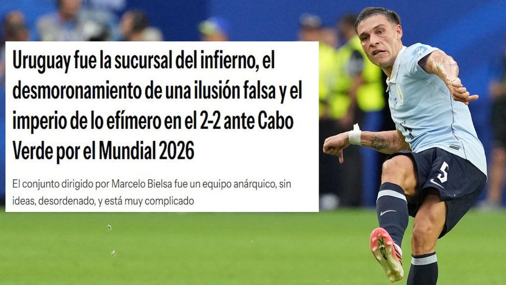 Uruguay recibió críticas de la prensa de su país tras el empate que complica su clasificación.
