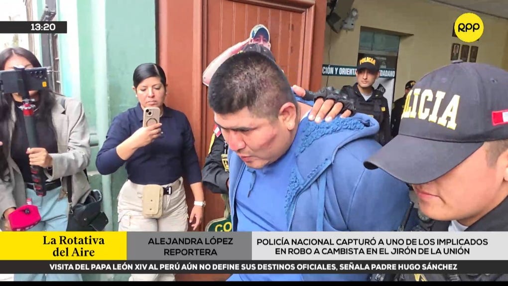 Cercado de Lima: Policía Nacional captura a uno de los implicados en robo a cambista en Jirón de la Unión