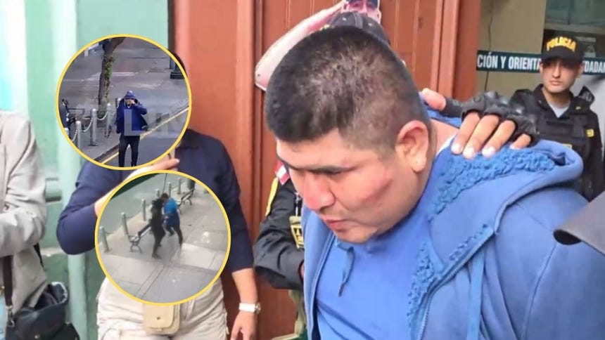 Cercado de Lima: National Police capture one of those involved in the theft of camber in the Union Jiron