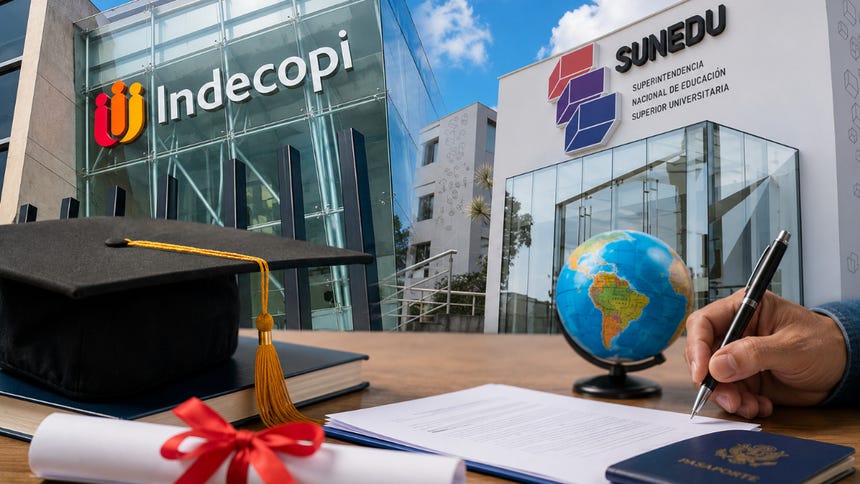 Did you study outside the country? Indecopi annul collection of S / 1.188 required by Sunedu to recognize foreign titles