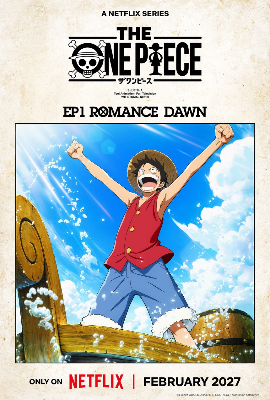 'The One Piece' llega tras el éxito del anime original, que ya supera los mil episodios.