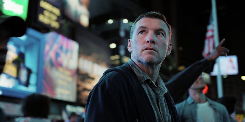 Además de Sam Worthington, el elenco de Te encontraré incluye a Britt Lower, Milo Ventimiglia y Chi McBride.