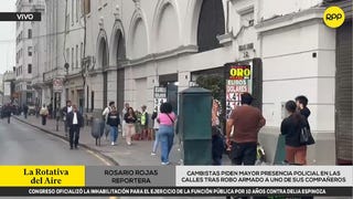 Balacera en el Jirón de la Unión: cambistas salen a laborar con miedo tras violento asalto a colega