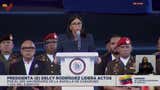 Delcy Rodríguez, presidenta encargada de Venezuela, felicita De La Espriella y espera tener una relación bilateral con Colombia