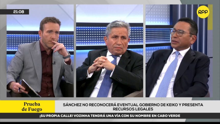 Roberto Sánchez: abogados señalan que candidato presidencial tendrá que aceptar los resultados electorales en los próximos días