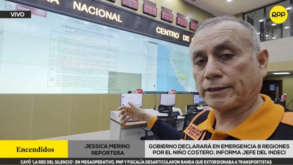 La decisión obedece a los escenarios de riesgo trazados por el Cenepred y a los reportes de la Comisión Multisectorial del ENFEN.