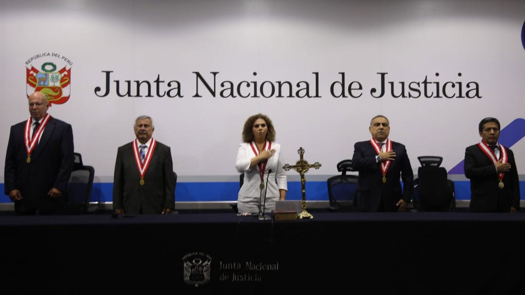 Integrantes de la Junta Nacional de Justicia (JNJ).