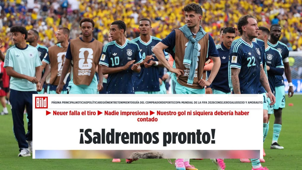 La prensa alemana no le ve buen futuro a su selección en el Mundial 2026.