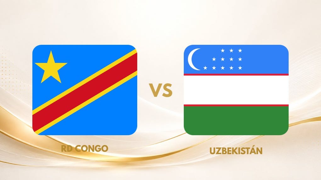 Guía TV, RD Congo vs Uzbekistán EN VIVO