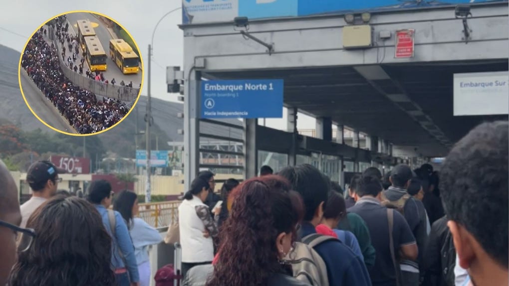 Tiempos de espera por un bus del Metropolitano aumentaron en estaciones de Lima Norte, según registros de ATU.