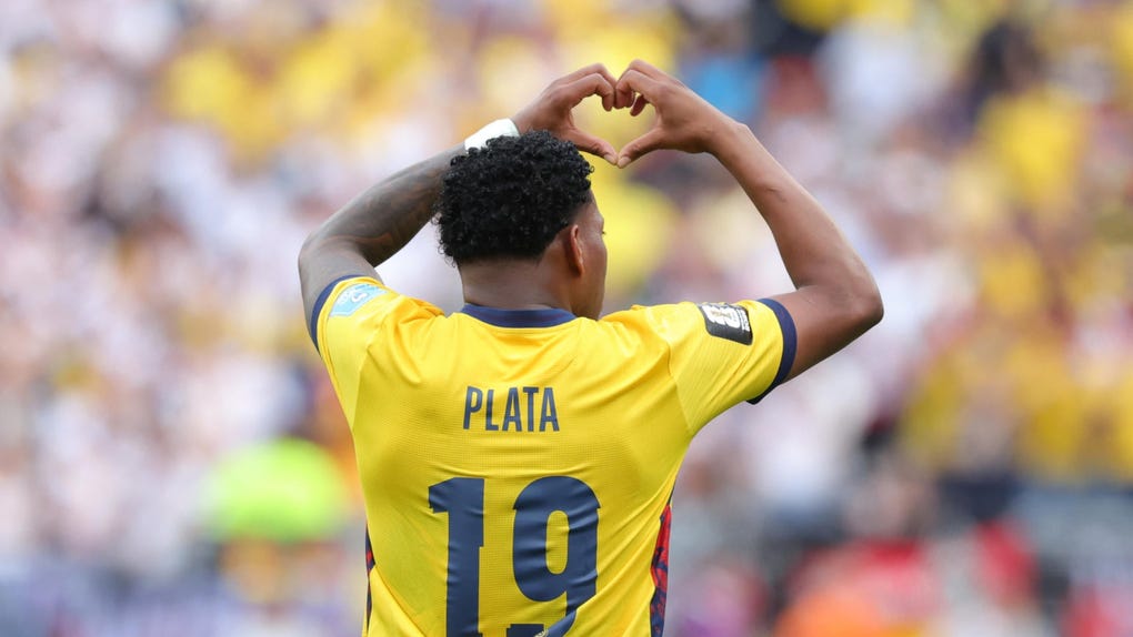 Gonzalo Plata marcó el 2-1 de Ecuador sobre Alemania