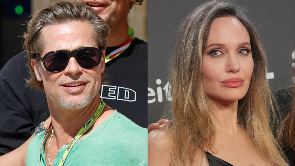 Brad Pitt y Angelina Jolie.