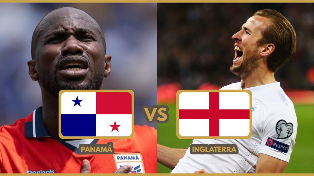 Señal de partido, Panamá vs Inglaterra en el MetLife Stadium.