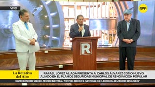 López Aliaga presentó a Carlos Álvarez como su nuevo aliado en plan de seguridad municipal de Renovación Popular