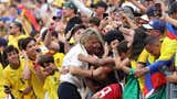 Con su familia: así celebró Beccacece el gol de Gonzalo Plata para el pase de Ecuador a 16vos del Mundial 2026