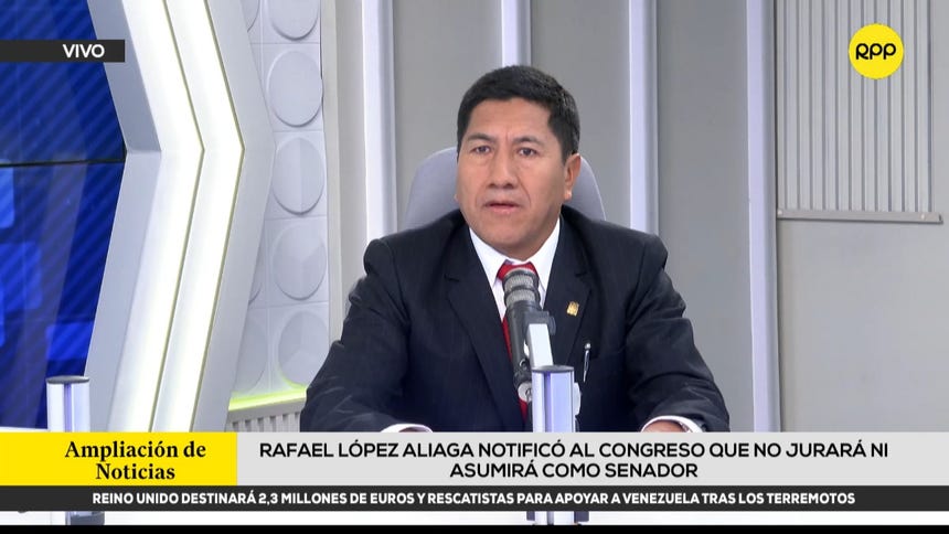 Edgar Mancha Pineda, senador electo por Renovación Popular. 