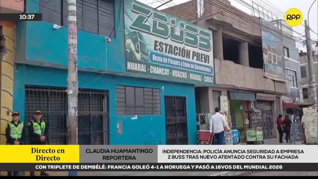 Independencia: Policía anuncia seguridad a empresa Z Buss tras nuevo atentado contra su fachada