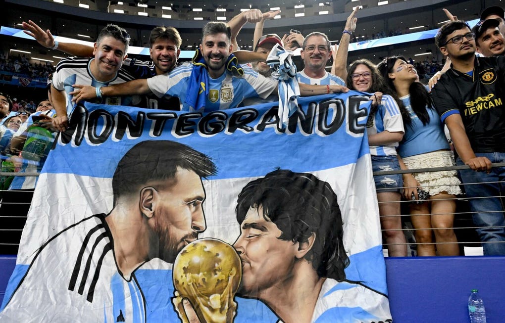 Los hinchas de Argentina quieren un nuevo título.