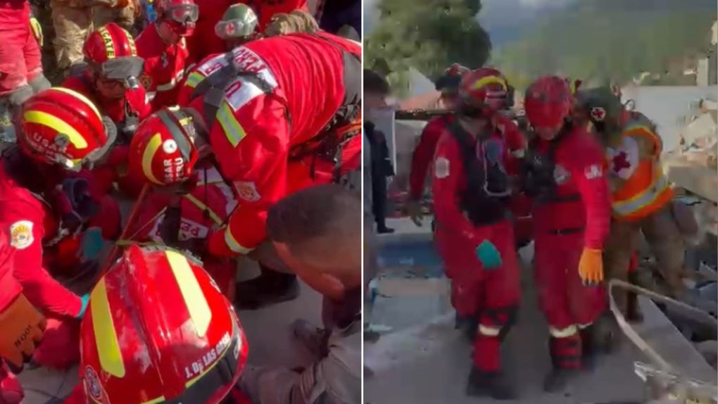Los miembros del equipo USAR llegaron a Venezuela para colaborar con las labores de rescate.
