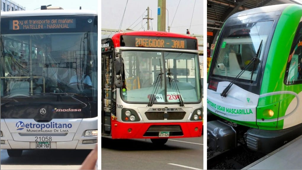 Conoce los horarios del transporte público para el feriado 29 de junio.