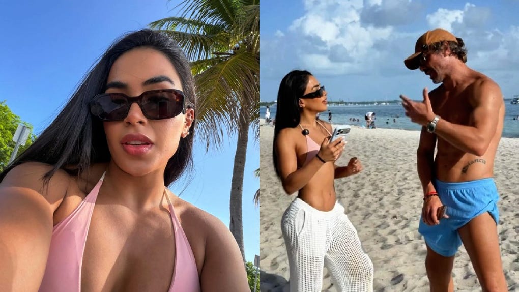 Onelia Molina sorprende al aparecer en la playa con Diego Lugano.