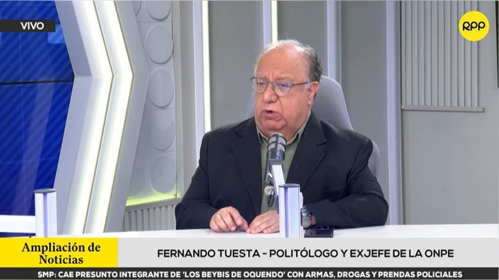 Tuesta cuestionó a la JNJ por haber convocado el concurso público para elegir al sucesor de Piero Corvetto en medio del actual cronograma electoral.