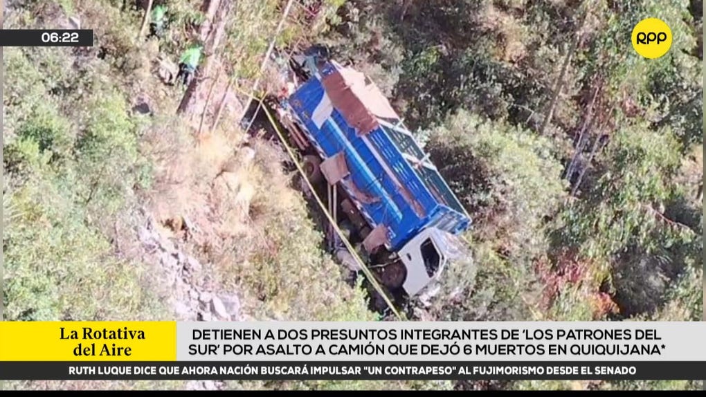 Cusco: detienen a dos presuntos integrantes de ‘Los Patrones del Sur’ por asalto a camión en Quiquijana
