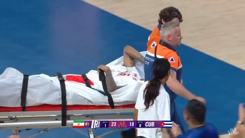 Javier Concepción sufre terrible lesión en la VNL 2026
