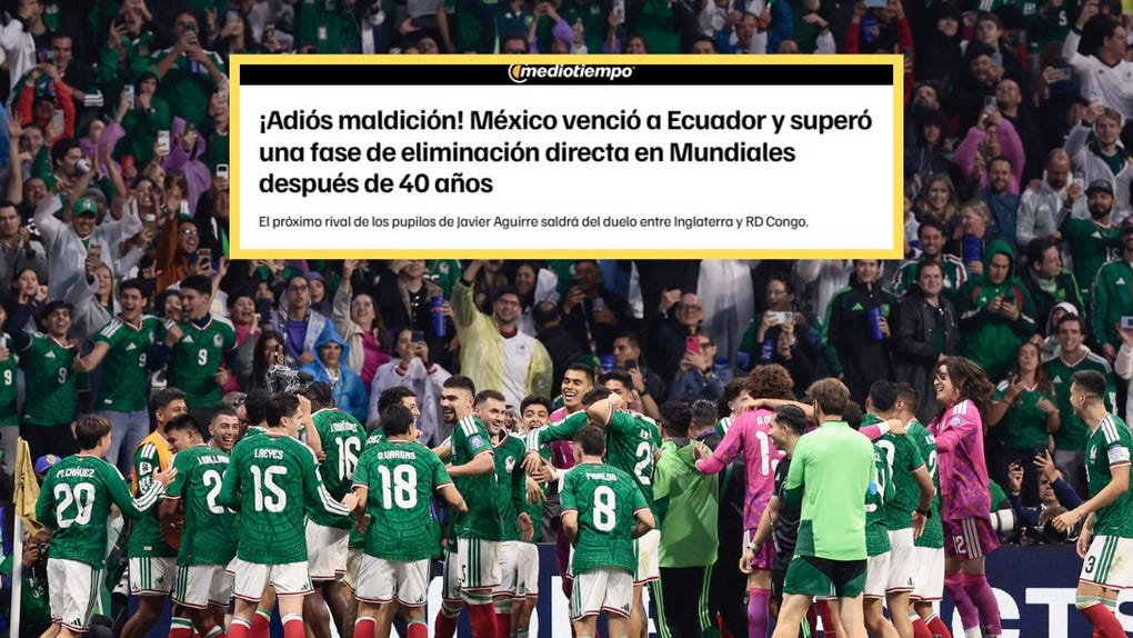 La prensa mexicana destacó que su selección pudo romper la racha de 40 años sin superar una fase de eliminatorias.