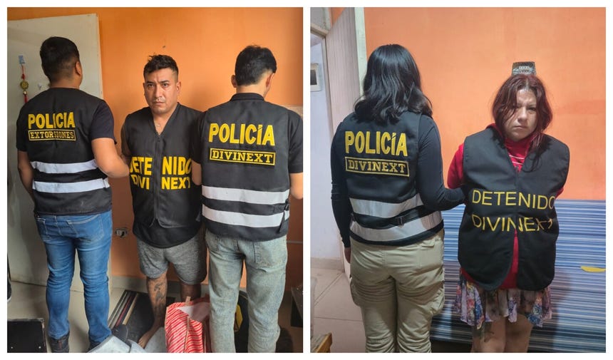 Sujetos detenidos.