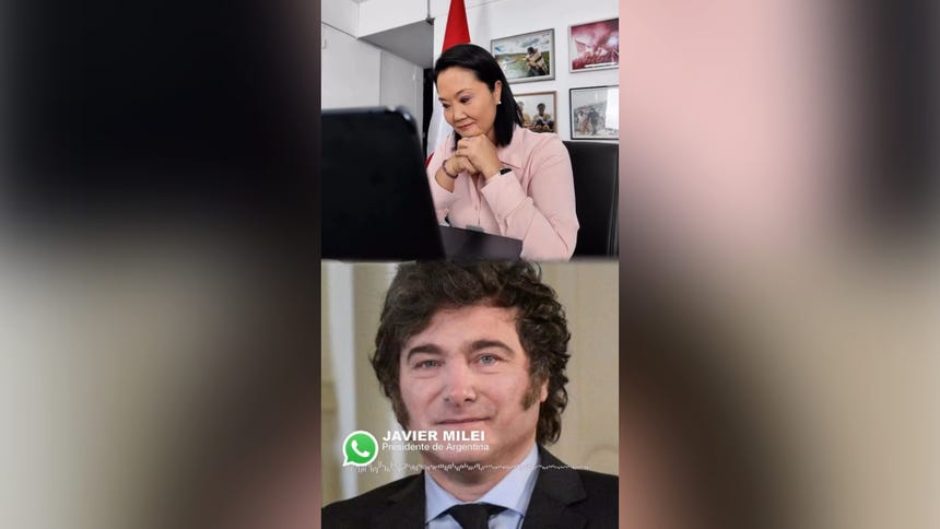 Javier Milei llamó a Keiko Fujimori tras virtual triunfo electoral