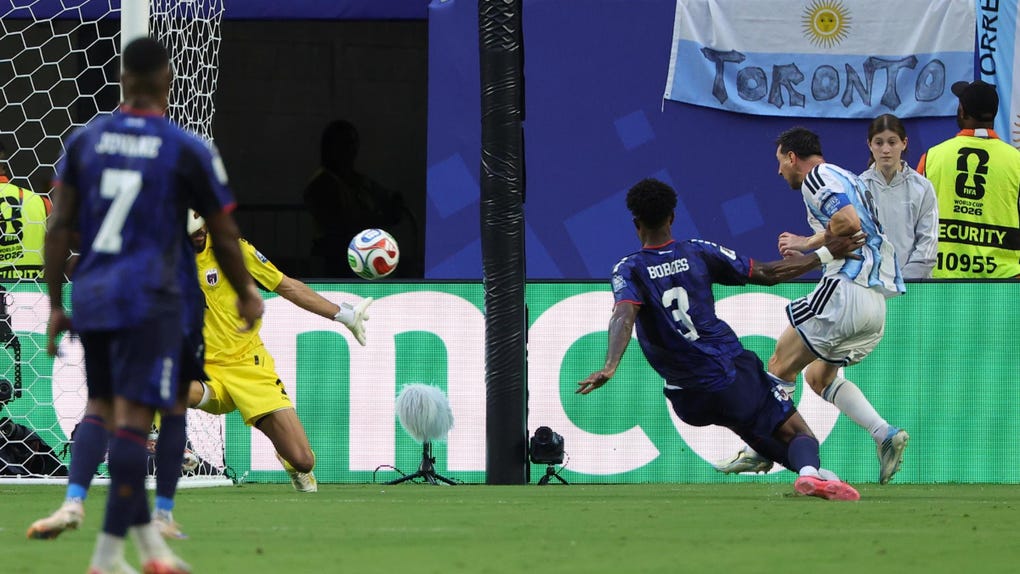 Lionel Messi anotó su gol número 20 en Copas del Mundo