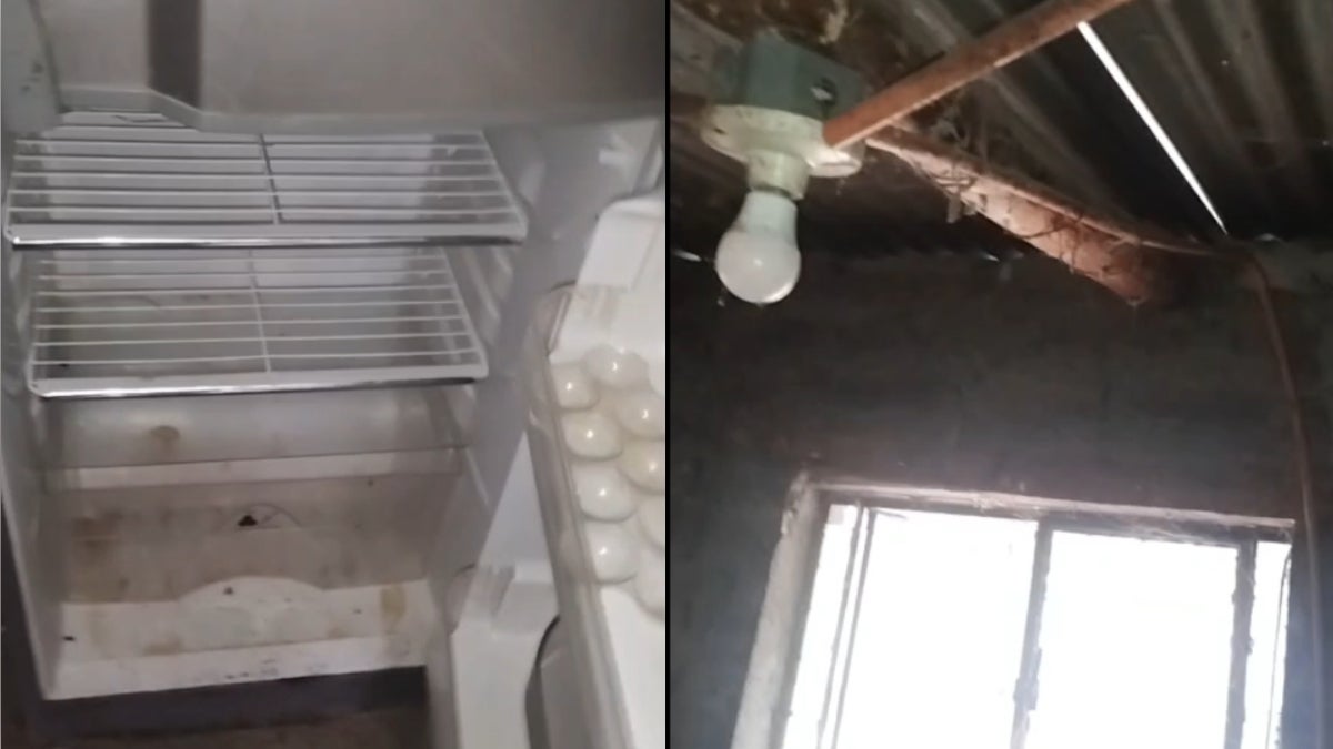 El vecino de Río Grande mostró que en las casas no hay electricidad