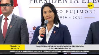 Keiko Fujimori inicia la transferencia de gobierno y crea la Oficina de la Presidenta Electa